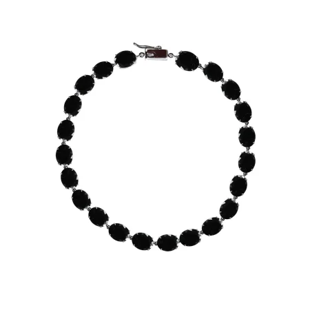 Choker de prata com ônix