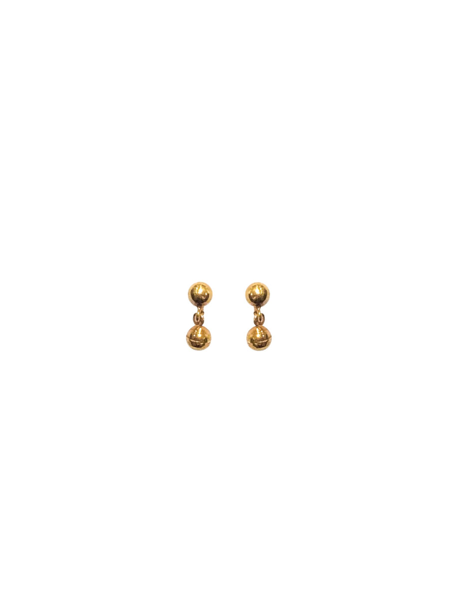BRINCO DE OURO AMARELO 18K