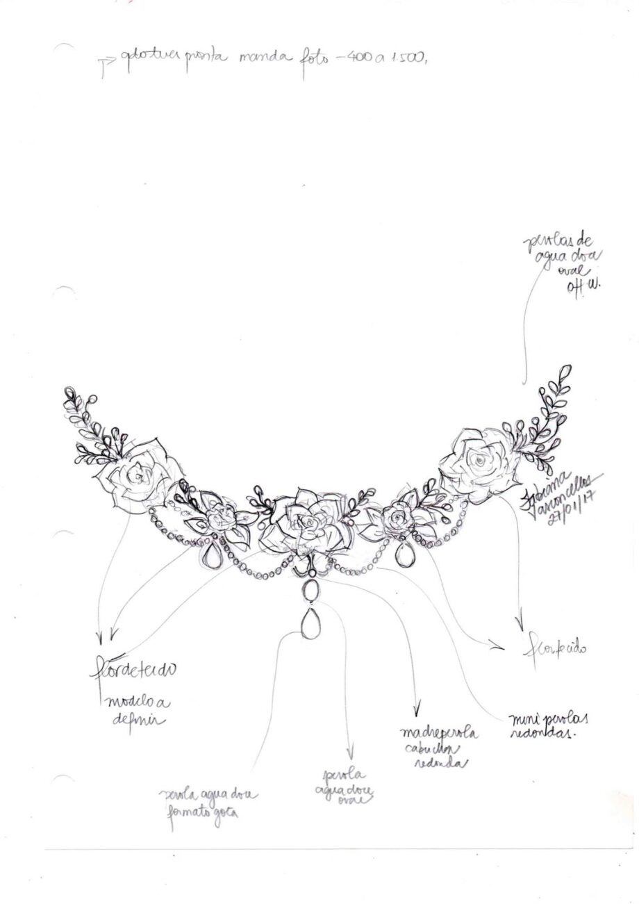 HEADPIECE RUHAMA - SOB MEDIDA