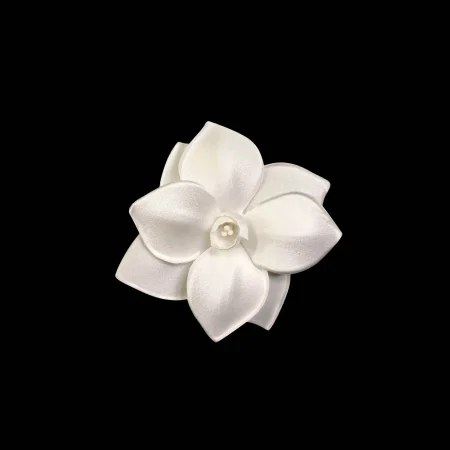 FLOR DE TECIDO PIETRA – BRANCA
