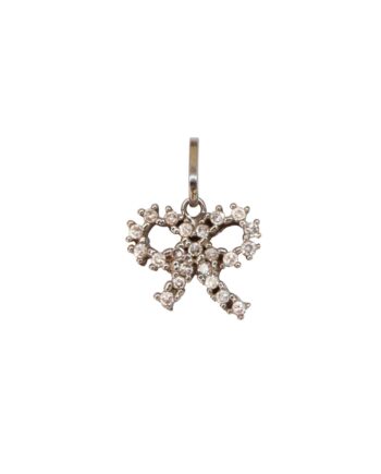 PINGENTE EM OURO BRANCO 18K COM DIAMANTES