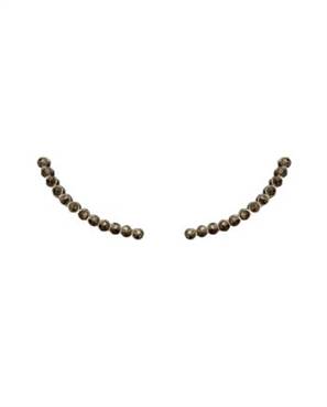 EARCUFF RIVIERA P EM PRATA DE LEI 925 COM MARCASSITAS