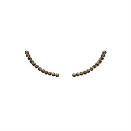 EARCUFF RIVIERA P EM PRATA DE LEI 925 COM MARCASSITAS
