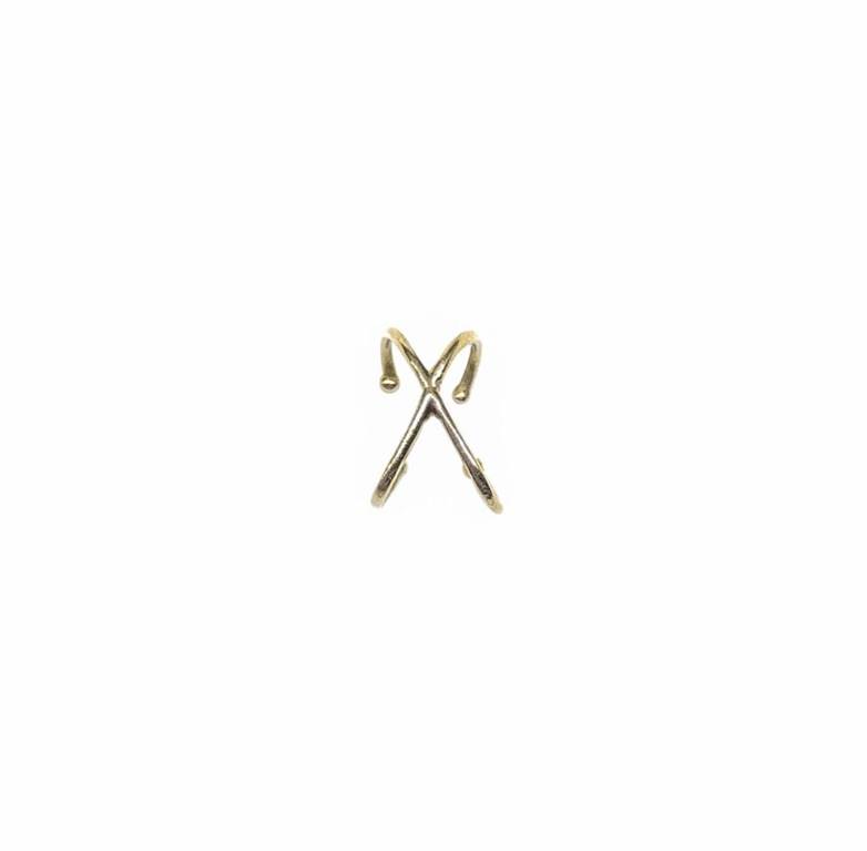 PIERCING EM OURO BRANCO 18K
