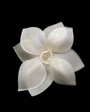 FLOR DE TECIDO PIETRA - OFF WHITE