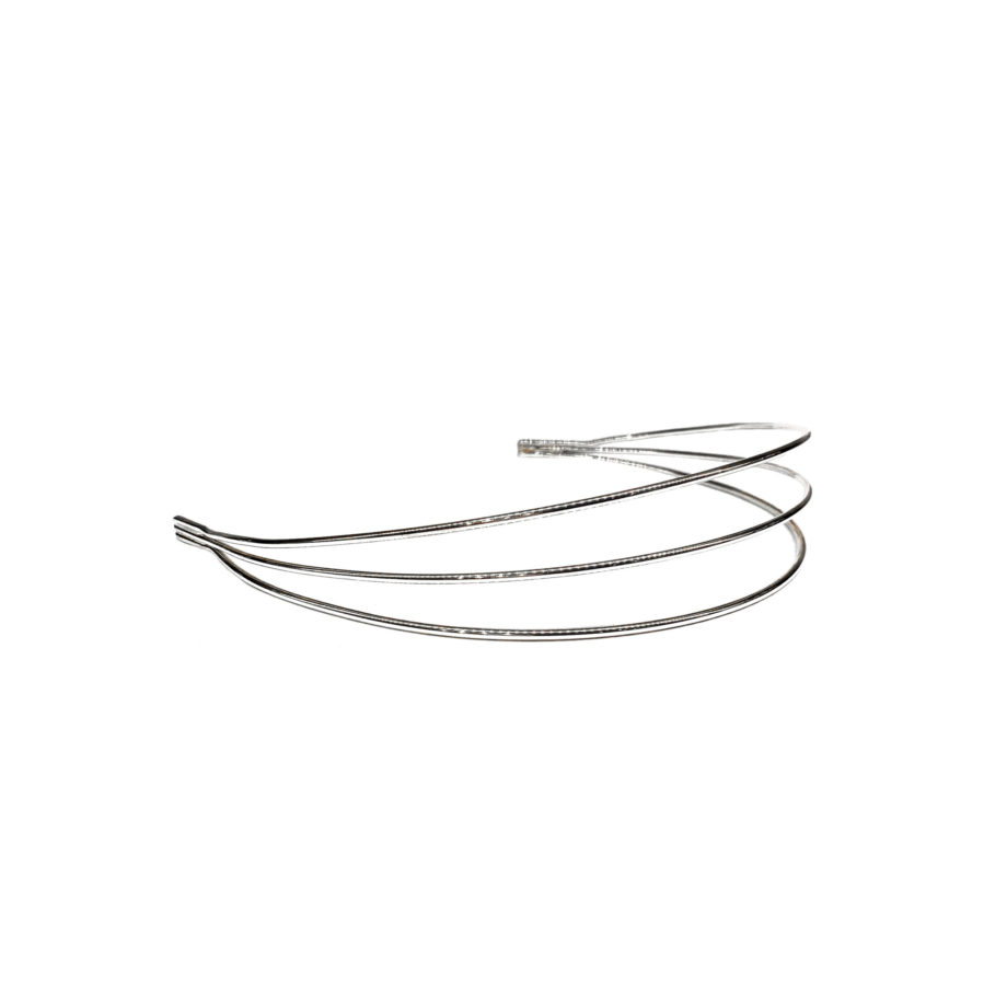 HEADPIECE 3 FIOS – BANHO PRATA