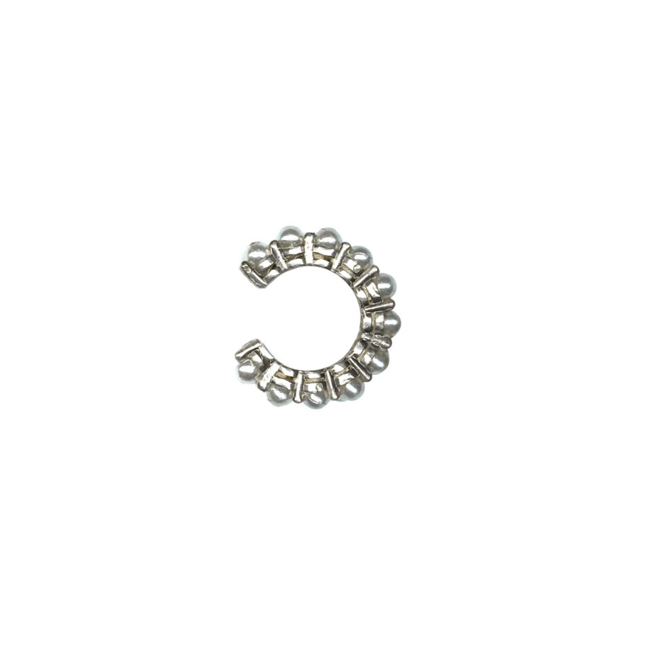 PIERCING EM PRATA DE LEI 925 COM PÉROLAS
