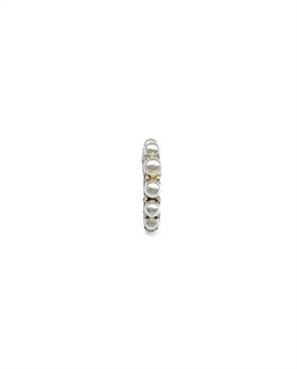 PIERCING EM PRATA DE LEI 925 COM PÉROLAS