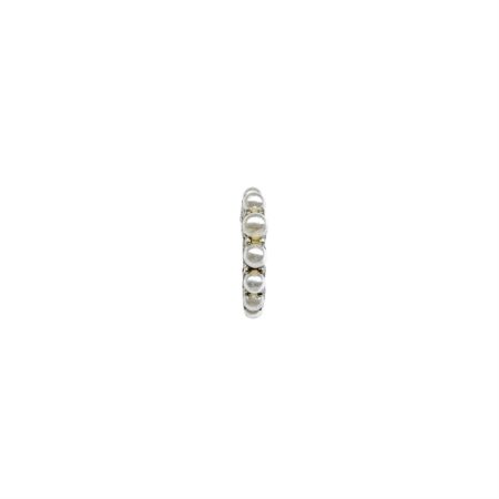 PIERCING EM PRATA DE LEI 925 COM PÉROLAS