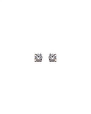 BRINCO EM OURO BRANCO 18K COM DIAMANTE