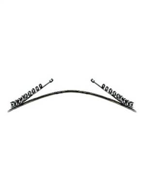 HEADPIECE ANATOMICA COM CRISTAIS – BANHO NEGRO