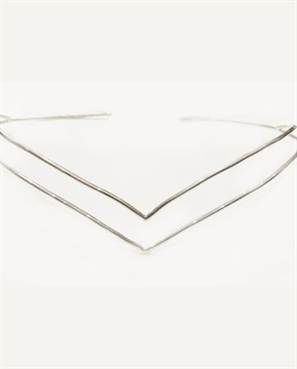 headpiece 2 fios - Banho prata