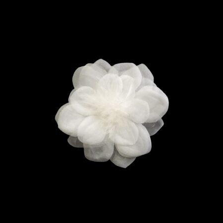 FLOR DE TECIDO CLARA  - OFF WHITE