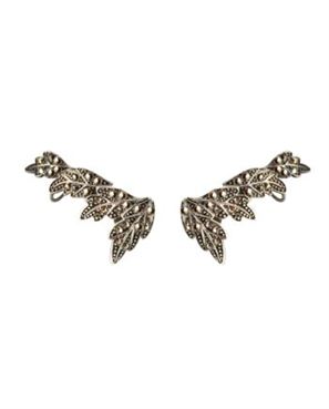 Earcuff em prata de Lei 925 com marcassitas