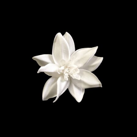 FLOR DE TECIDO OLIVIA – BRANCA