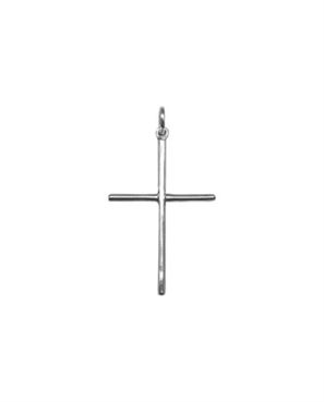 PINGENTE CRUCIFIXO M EM PRATA DE LEI 925