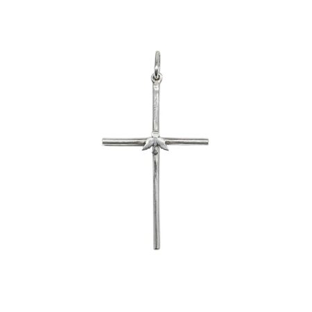 PINGENTE CRUCIFIXO COM ESPÍRITO SANTO G EM PRATA DE LEI 925