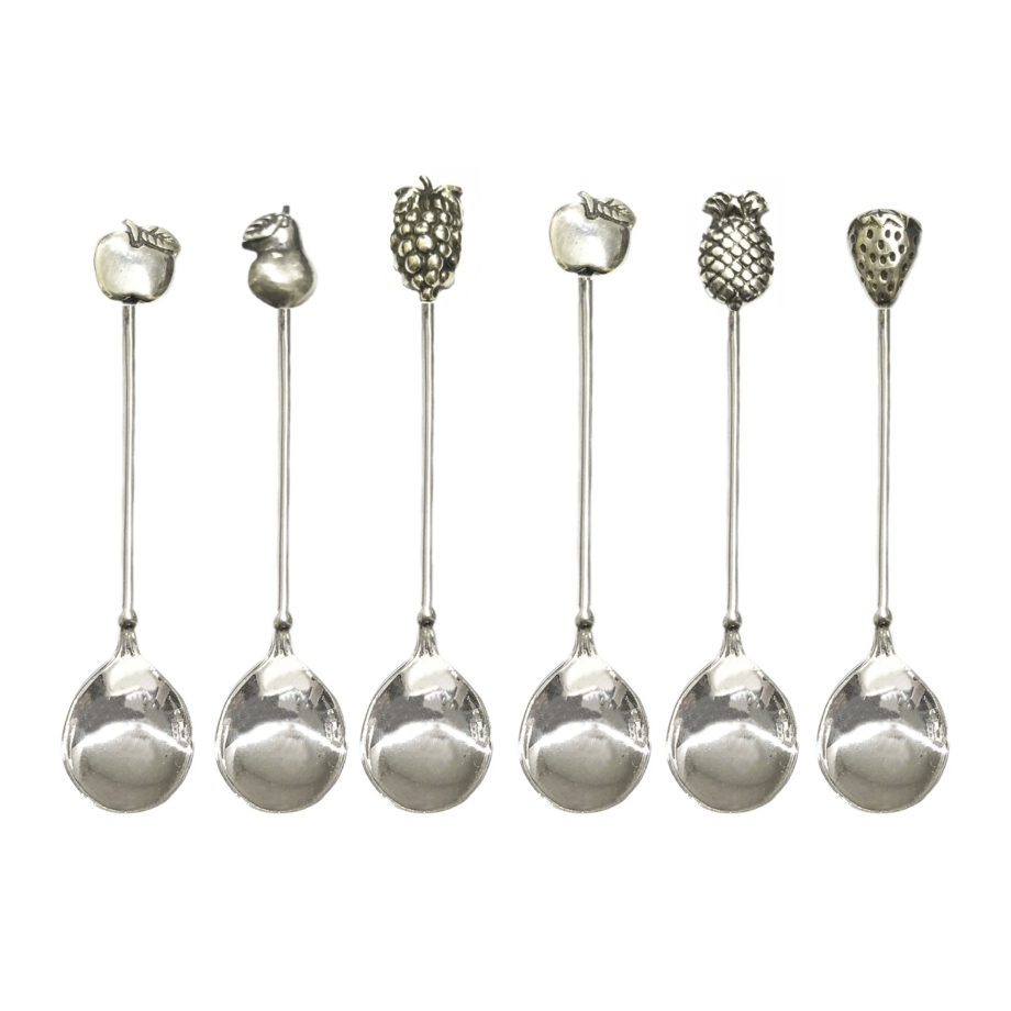 COLHER DE CAFÉ MIX FRUTAS– 6UN