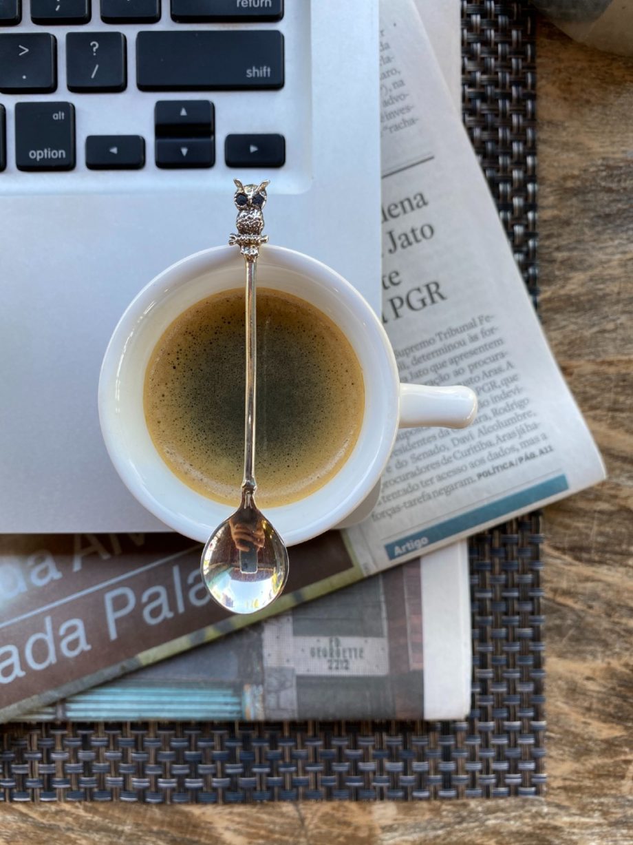 COLHER DE CAFÉ CORUJA – 4UN