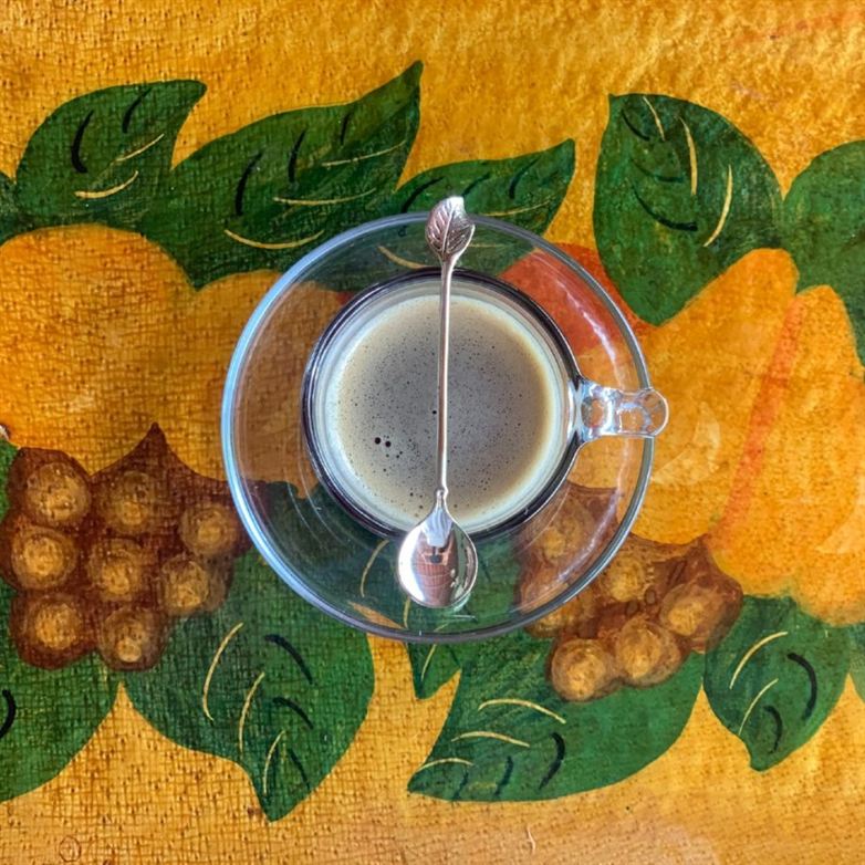 COLHER DE CAFÉ FOLHAS – 6UN