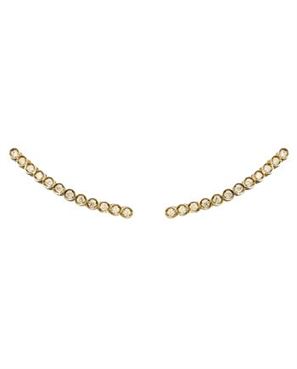 EARCUFF EM OURO BRANCO 18K COM DIAMANTES