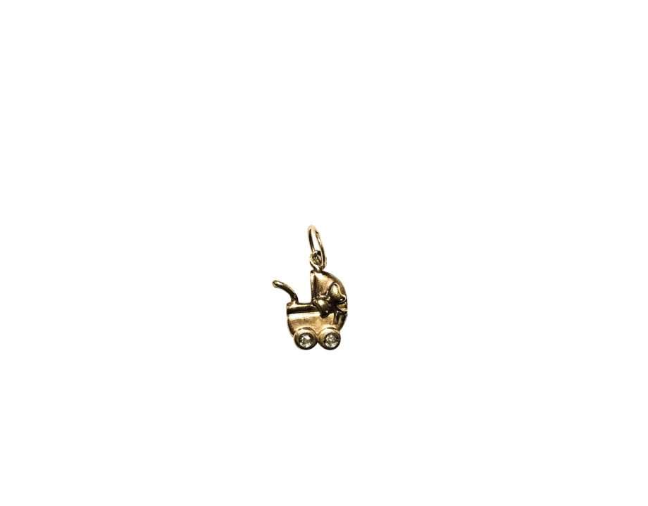 PINGENTE EM OURO AMARELO 18K COM DIAMANTES