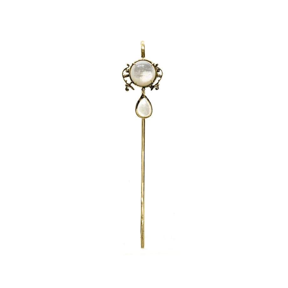 MARCADOR DE LIVRO COM MADREPÉROLA DOURADO – 1UN