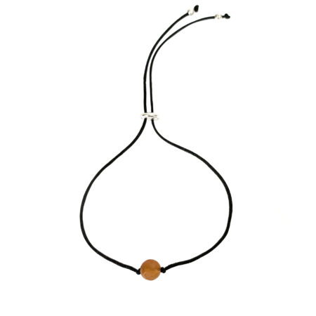 PULSEIRA EM PRATA DE LEI 925 COM A PEDRA DO SEU SIGNO - CORNALINA/ÁRIES