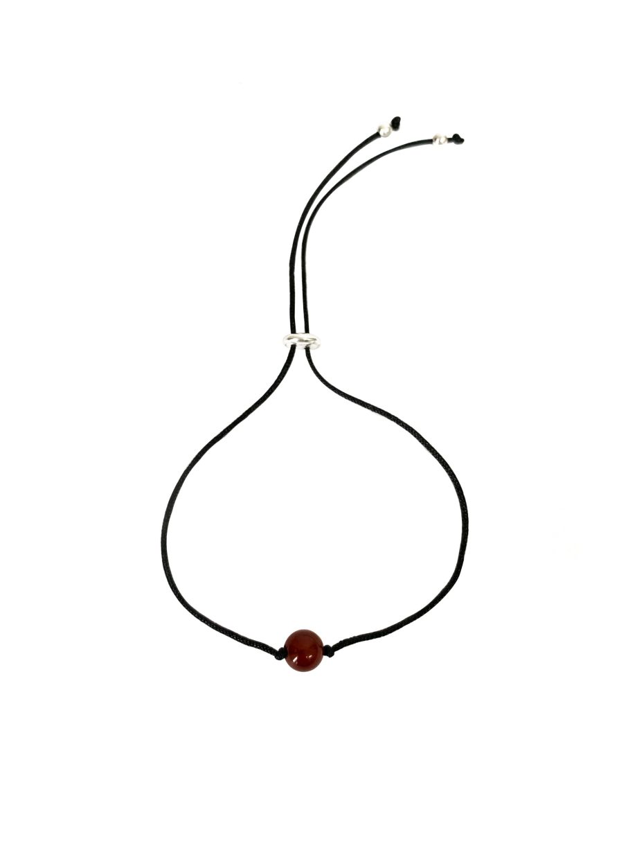 PULSEIRA EM PRATA DE LEI 925 COM A PEDRA DO SEU SIGNO - GRANADA/AQUÁRIOS