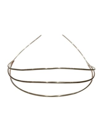 Headpiece 3 fios -  banho prata