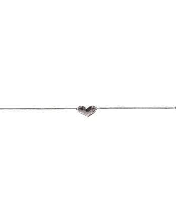 PULSEIRA EM PRATA DE LEI 925 COM RÓDIO BRANCO