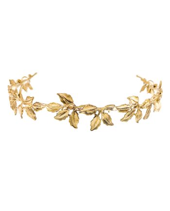 TIARA FOLHAS – BANHO DOURADA