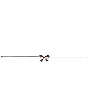 PULSEIRA EM PRATA DE LEI 925 COM RÓDIO BRANCO