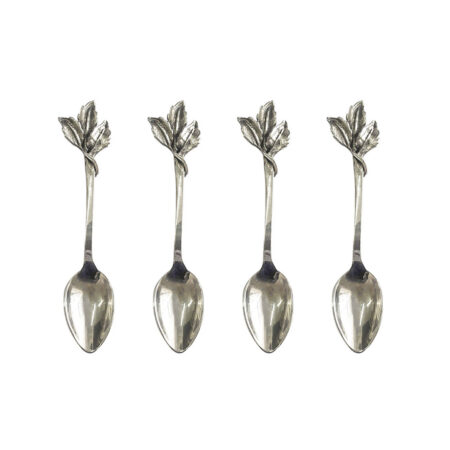 COLHER DE CAFÉ FOLHAS VALENTINA – 4UN