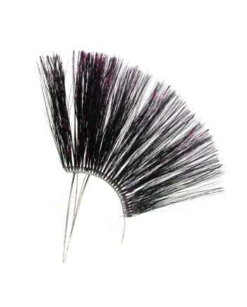 HEADPIECE MOICANO COM RAFIS PRETA