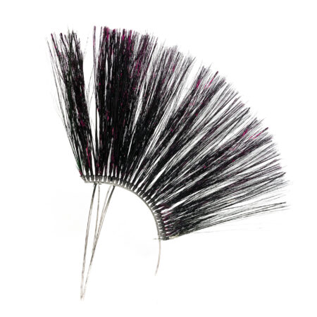 HEADPIECE MOICANO COM RAFIS PRETA
