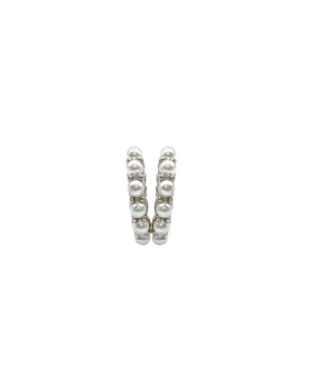 PIERCING EM PRATA DE LEI 925 COM PÉROLAS