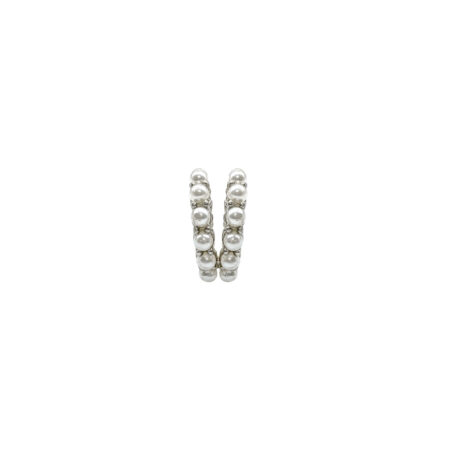 PIERCING EM PRATA DE LEI 925 COM PÉROLAS