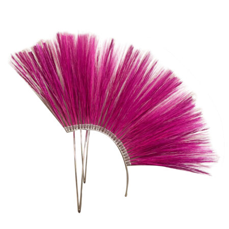 HEADPIECE MOICANO COM RAFAIS PINK