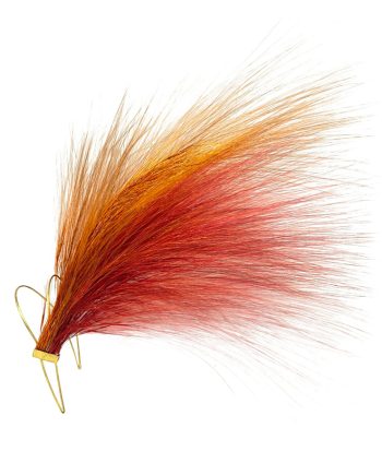 HEADPIECE COM RAFIS LARANJA E VERMELHO