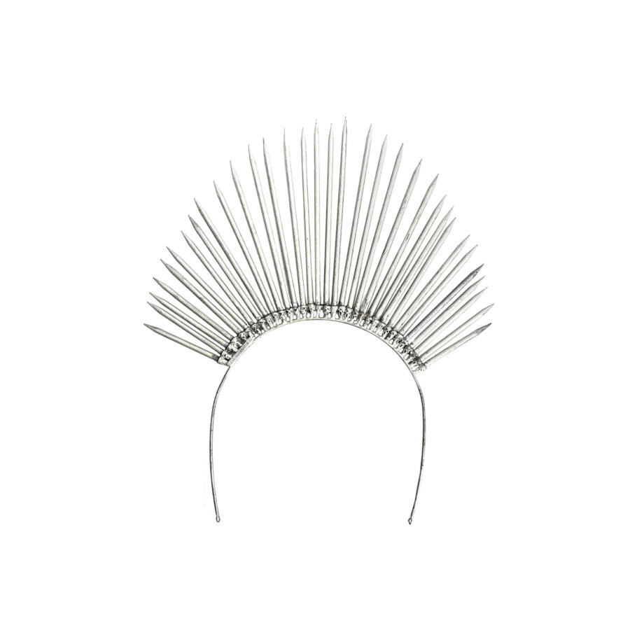 HEADPIECE SPIKES PRATA