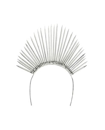 HEADPIECE SPIKES PRATA