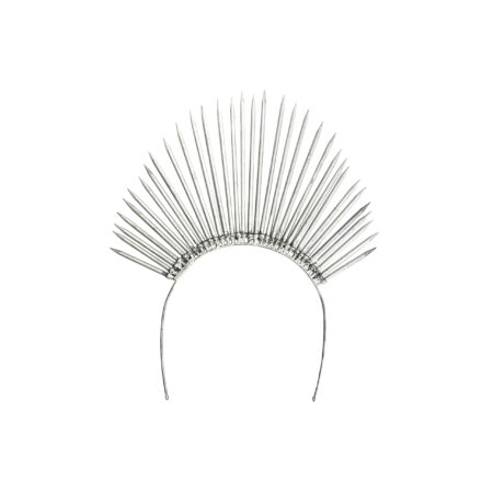 HEADPIECE SPIKES PRATA
