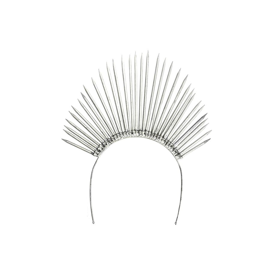 HEADPIECE SPIKES PRATA