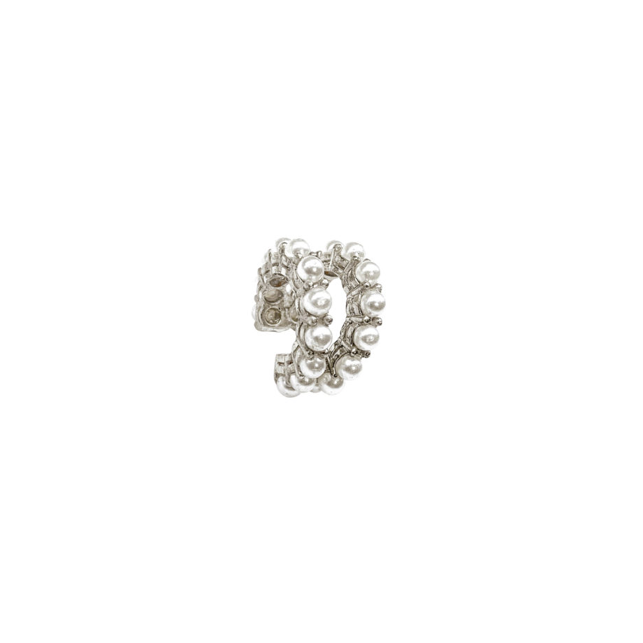 PIERCING EM PRATA DE LEI 925 COM PÉROLAS