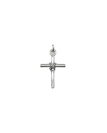 PINGENTE CRUCIFIXO P EM PRATA DE LEI 925