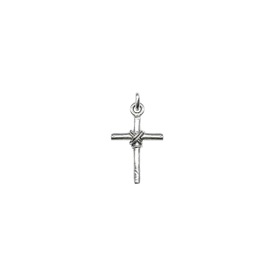 PINGENTE CRUCIFIXO P EM PRATA DE LEI 925