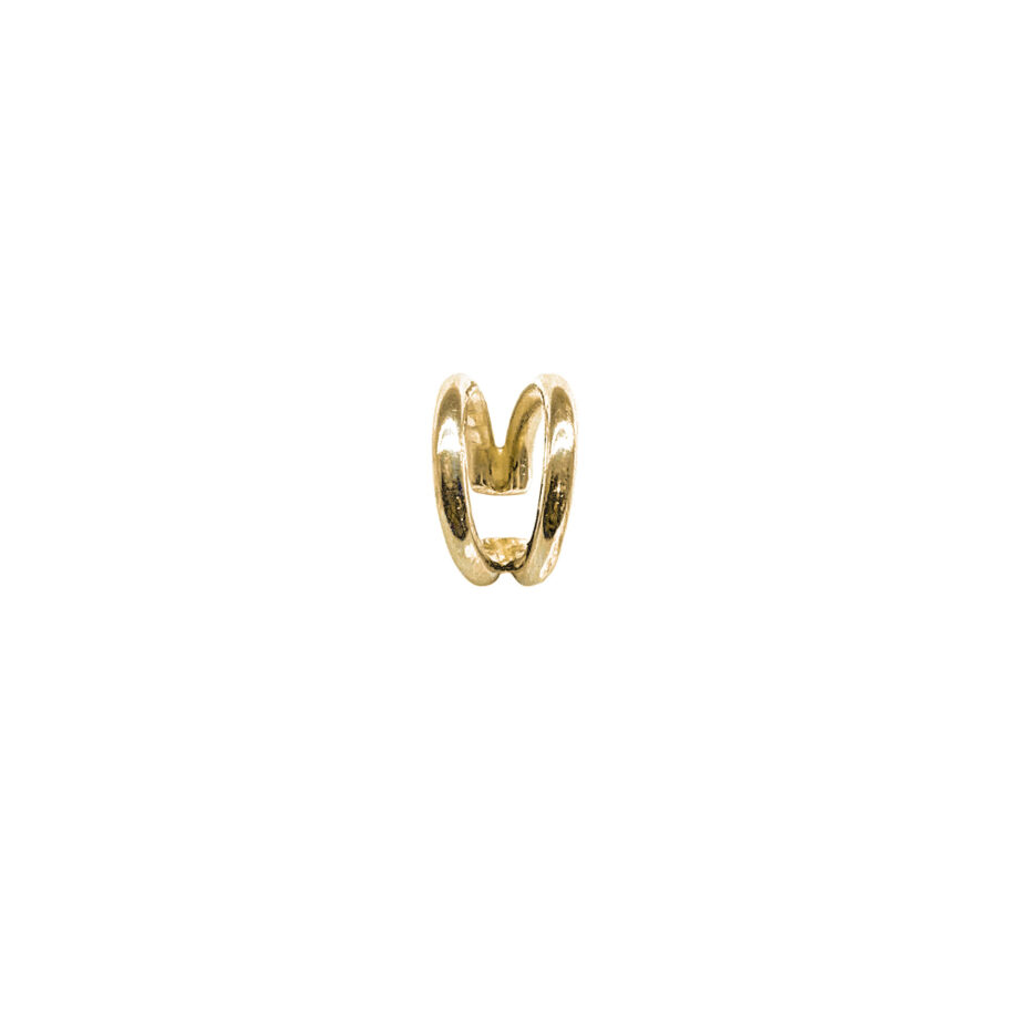 PIERCING EM PRATA DE LEI 925 COM BANHO DE OURO