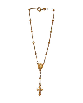 Pulseira "terço" em ouro 18k
