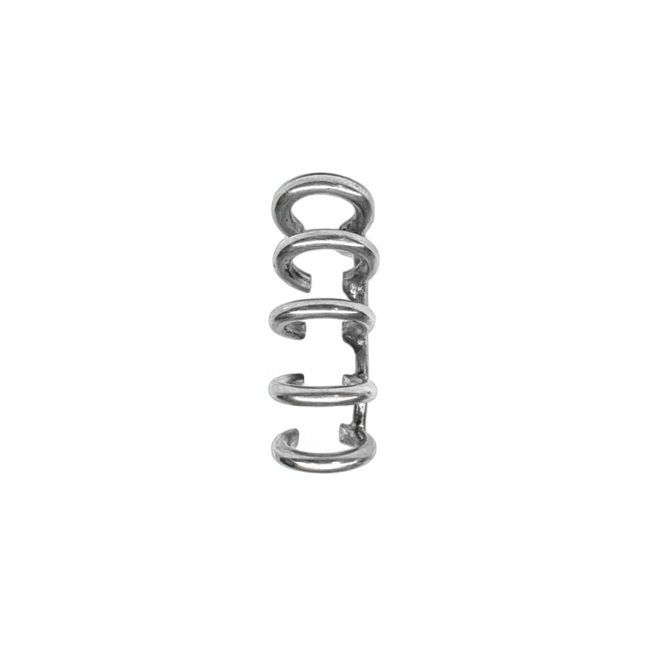 PIERCING DUPLO EM PRATA DE LEI 925